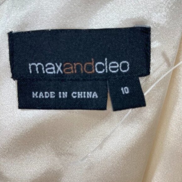 Max And Cleo Sleeveless Mini Dress Cocktail Homecoming Coquette Feminine 10 - Picture 7 of 8